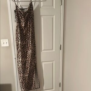 Leopard Print Maxi Dress